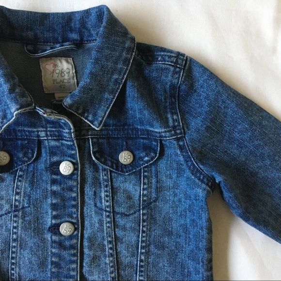 Jeans jacket size 4T 4 patriotic flag hearts coat - Picture 10 of 14